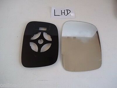 Volkswagen Transporter T5 + Caddy WING MIRROR GLASS - LEFT HAND DRIVE - LHD !