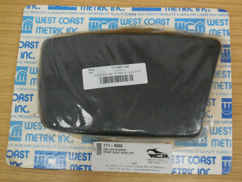 VW CADDY MK1 14d Pickup 79-94 - REAR BUMPER RUBBER END CAP TRIM - LEFT NEW RARE