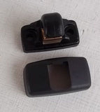 Volkswagen sun visor clip BLACK GENUINE VW - TRANSPORTER T5 T6 CADDY PASSAT GOLF