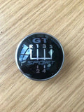 VW Golf MK5 MK6 - GT SPORT - gear knob badge emblem cover - 5 speed - 4 prongs