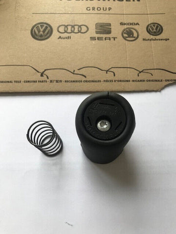 VW Transporter T5 03-15 - HIGHLINE SPORTLINE LEATHER GEAR KNOB - Genuine VW new