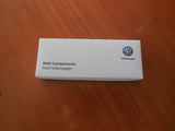 GENUINE VOLKSWAGEN KEYRING IN PRESENTATION BOX - GOLF LOGO - CHROME - NEW - GIFT