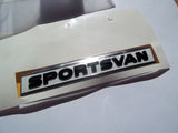 VW Transporter T5 + T6 + Caddy Golf -  SPORTSVAN BADGE - GENUINE - not Sportline