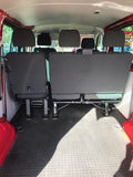 VW Transporter T5 T6 - REINFORCEMENT PLATES + BRACKETS - REAR KOMBI 2 + 1 SEATS