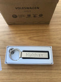 GENUINE VOLKSWAGEN KEYRING IN PRESENTATION BOX - MULTIVAN - CHROME - NEW - GIFT