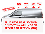 FORD TRANSIT CONNECT 2014+ REAR SECTION ROOF RACK GROMMET PLUG CAP - x4 GENUINE