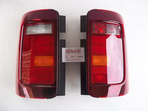 VW CADDY FACELIFT TAIL LIGHTS CADDY2K SMOKED TINTED - GENUINE VW PARTS NEW OEM