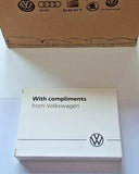 Volkswagen Credit card / Business card case brushed - RFID blocker - GENUINE VW