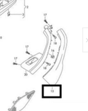 VW GOLF MK5 04-2008 - PASSENGER FRONT DOOR HANDLE LOWER COVER TRIM - GENUINE NEW