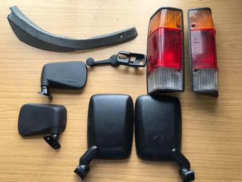 VW Caddy MK1 PICKUP - JOB LOT - wing mirrors / rear light cluster lens +++ USED