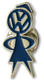 Genuine Volkswagen Original Classic VW Girl lapel pin - New - Beautiful quality