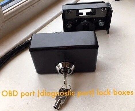 FORD TRANSIT MK8 2014+ OBD PORT PLUG LOCK BOX PROTECTOR SHIELD + FITTING GUIDE