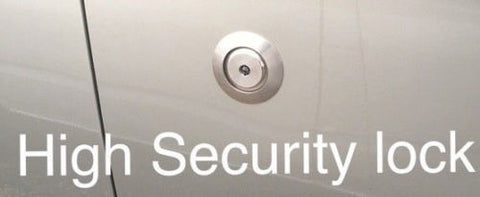 FORD TRANSIT MK7 00-14 - HYKEE SECURITY ANTI PICK DOOR DEAD LOCK + BEZEL + GUIDE