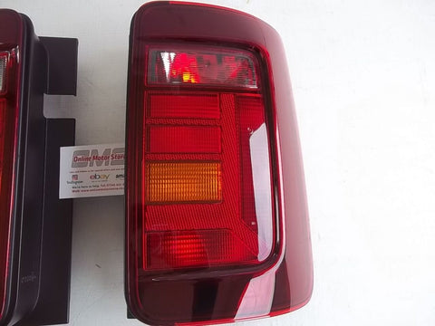 VW CADDY FACELIFT TAIL LIGHTS CADDY2K SMOKED TINTED - GENUINE VW PARTS NEW OEM