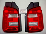 Volkswagen Transporter T6 - REAR LIGHT CLUSTER LENS - BARN DOOR - NEW STYLE PAIR