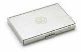 Volkswagen Credit card / Business card case brushed - RFID blocker - GENUINE VW