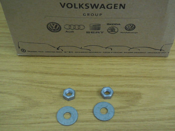 VOLKSWAGEN CADDY MK1 (14d) Pickup - NOS rear bumper end cap trim - nut + washer