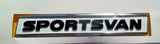 VW Transporter T5 + T6 + Caddy Golf -  SPORTSVAN BADGE - GENUINE - not Sportline