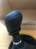 Volkswagen Transporter T5 - SPORTLINE LEATHER gear knob + gaiter -Genuine VW new