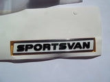 VW Transporter T5 + T6 + Caddy Golf -  SPORTSVAN BADGE - GENUINE - not Sportline