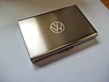 Volkswagen Credit card / Business card case brushed - RFID blocker - GENUINE VW