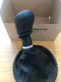 Volkswagen Transporter T5 - SPORTLINE LEATHER gear knob + gaiter -Genuine VW new