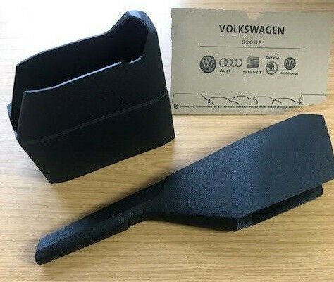 VW CRAFTER 2017+ HANDBRAKE LEVER COVER TRIM + HOUSING - NEW - GENUINE VW - BLACK