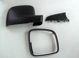 VW Transporter T5 + VW Caddy - WING MIRROR TRIM PLASTIC CASING - DRIVER 3 PIECE