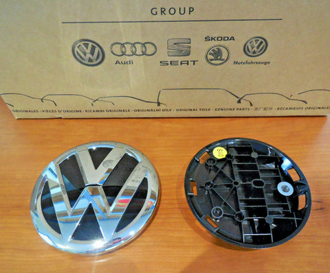 Volkswagen Crafter 'VW' emblem badge for rear door 2016+ NEW SHAPE - BOTH PARTS