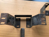 VW Caddy MK1 PICKUP - rear bumper right side + bumper brackets - DAMAGED USED