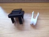 AUDI TT MK1 - CLUTCH PEDAL CLIPS - TWO PARTS - BRAND NEW GENUINE AUDI PARTS