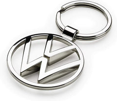 Volkswagen Metal Keyring Key Ring VW Pendant Silver GENUINE VW NEW 000087010BN