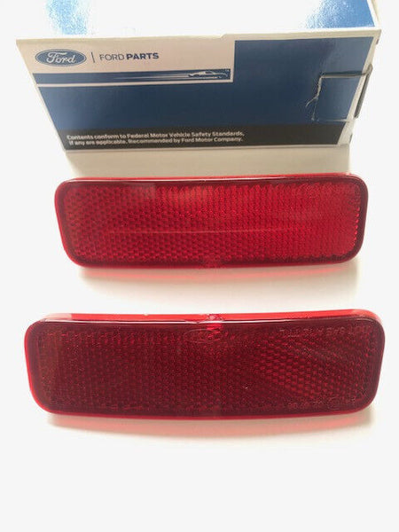 FORD TRANSIT CUSTOM + MK8 - rear bumper reflector trim - LEFT + RIGHT - genuine