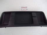 VW TRANSPORTER T5 GP 2010- TOP DASH CUBBY TRAY - WITH 12V HOLE - BLACK - GENUINE