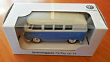 GENUINE VOLKSWAGEN TRANSPORTER T1 SPLIT SCREEN MODEL CAR - PULL BACK - NEW BOXED