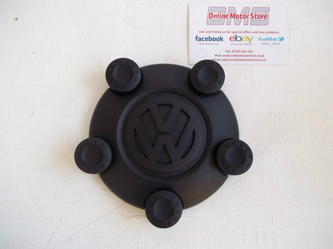 Volkswagen Caddy centre cap for steel wheel - BRAND NEW - GENUINE VW - SINGLE