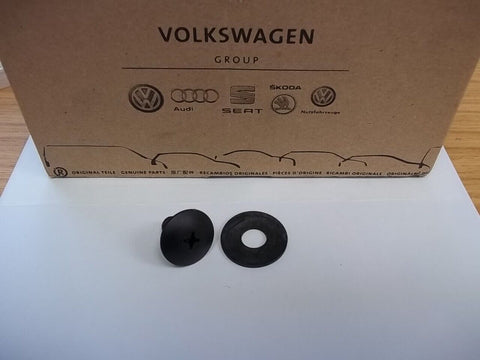 VW Transporter T5 T6 - REAR FLOOR TIE DOWN HOOK HOLE - PLASTIC SCREW + WASHER