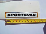 VW Transporter T5 + T6 + Caddy Golf -  SPORTSVAN BADGE - GENUINE - not Sportline