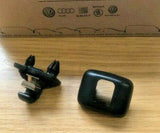 AUDI A1 A3 A4 A5 Q3 Q5 TT - SUN VISOR CLIP + TRIM 8W0857562A4PK - BLACK -GENUINE