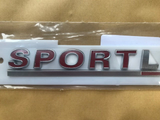 VOLKSWAGEN SPORTLINE BADGE - TRANSPORTER CADDY - GENUINE VW PART - NEW - RED