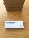 GENUINE VOLKSWAGEN KEYRING IN PRESENTATION BOX - MULTIVAN - CHROME - NEW - GIFT