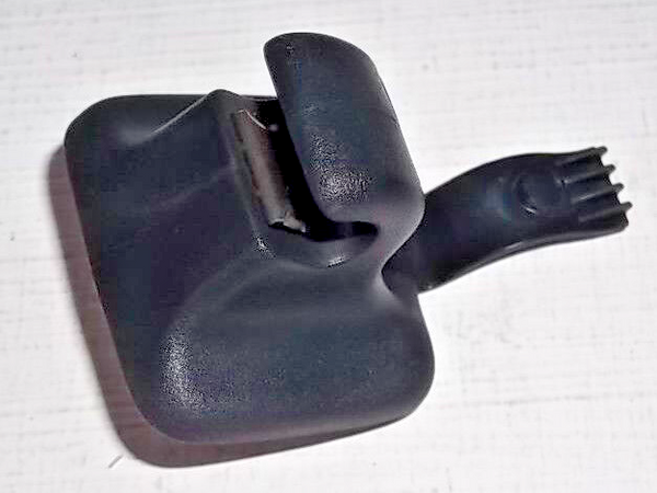 Volkswagen Golf MK5 2003-2009 - BLACK sun visor clip - GENUINE VW PART - NEW!