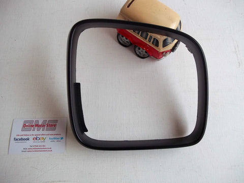 VW Transporter T5 03-09 + Caddy 04+ wing mirror trim ring bezel GENUINE VW - D/S