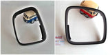 VOLKSWAGEN WING MIRROR - DOOR TRIM RING BEZEL CAP - TRANSPORTER T5 CADDY - PAIR