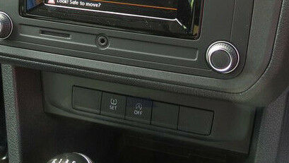 VW CADDY 2016+ SWITCH BUTTON BLANK INSERT - GENUINE VW PART - INNER CENTRE STYLE