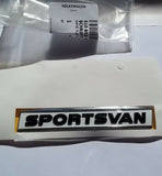 VW Transporter T5 + T6 + Caddy Golf -  SPORTSVAN BADGE - GENUINE - not Sportline