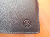 GENUINE VOLKSWAGEN LEATHER WALLET + PRESENTATION BOX - NEW - GIFT - TOP QUALITY