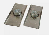 VW Transporter T5 T6 - C PILLAR SEAT BELT PLATE BRAKETS- x 2 BRACKETS ONLY