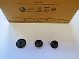 VW CADDY 2004-2016 - FRONT DOOR RUBBER SEAL GROMMET BUFFER INSERT SET - GENUINE