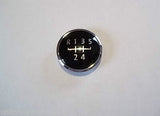 Volkswagen T5 Transporter CHROME gear knob badge emblem cap - LUXURY - 5 speed